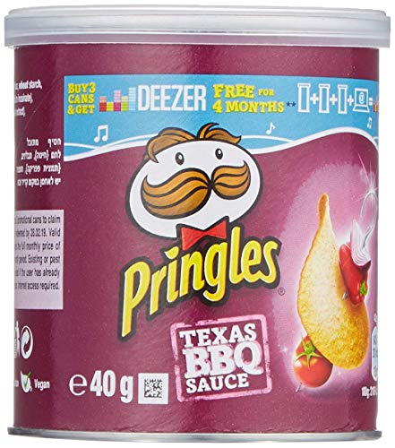 Image of Pringles Potato Crisps, Texas Bbq Sauce-40 Gram