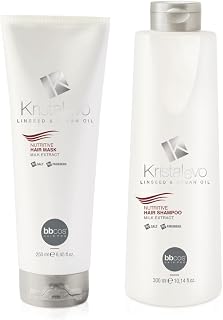 Bbcos Hair Pro Hair Nutritive Treatment Kit Nutritive Hair Shampoo 300ml + Nutritive Conditioner 250ml Ideal for Treated Hair Combo Set