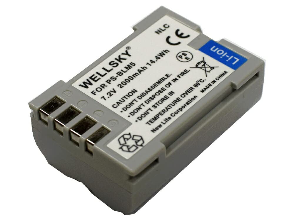 Amazon | WELLSKY BLM-5 BLM-1 PS-BLM5 互換バッテリー 端子保護カバー