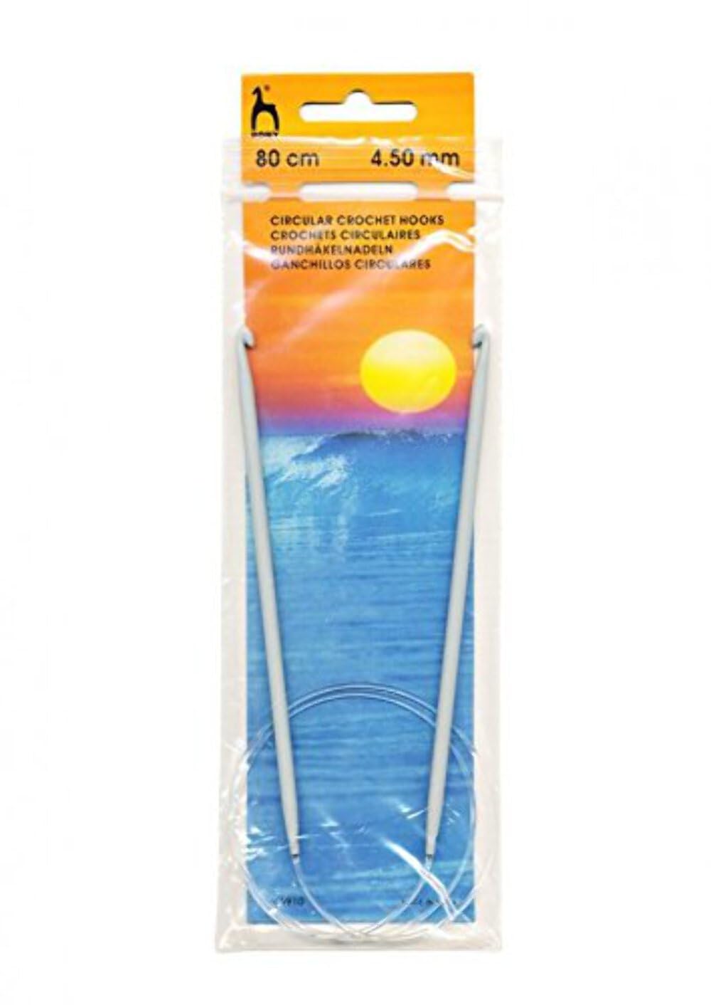 Pony P46905 | Aluminium Tunisian Fixed Circular Crochet Hook 3mm x 80cm (32in)