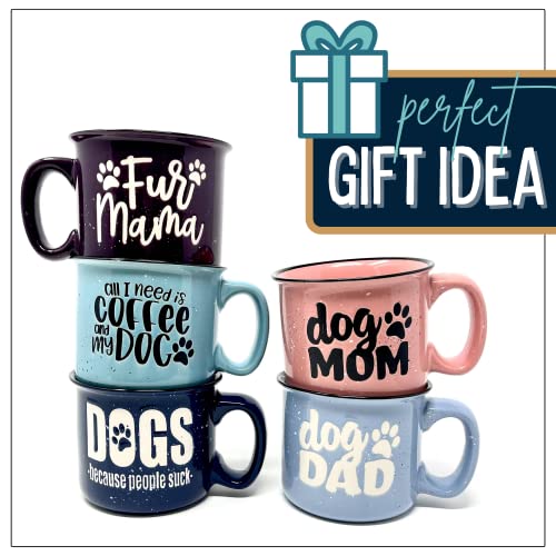 Cute Funny Coffee Mug For Dog Lovers - Dog Mom, Dog Dad, Fur Mama - Unique Fun Gifts For Her, Dad, Mom, Sister, Teacher, Coworkers - Coffee Cups & Mugs With Quotes #TOP6