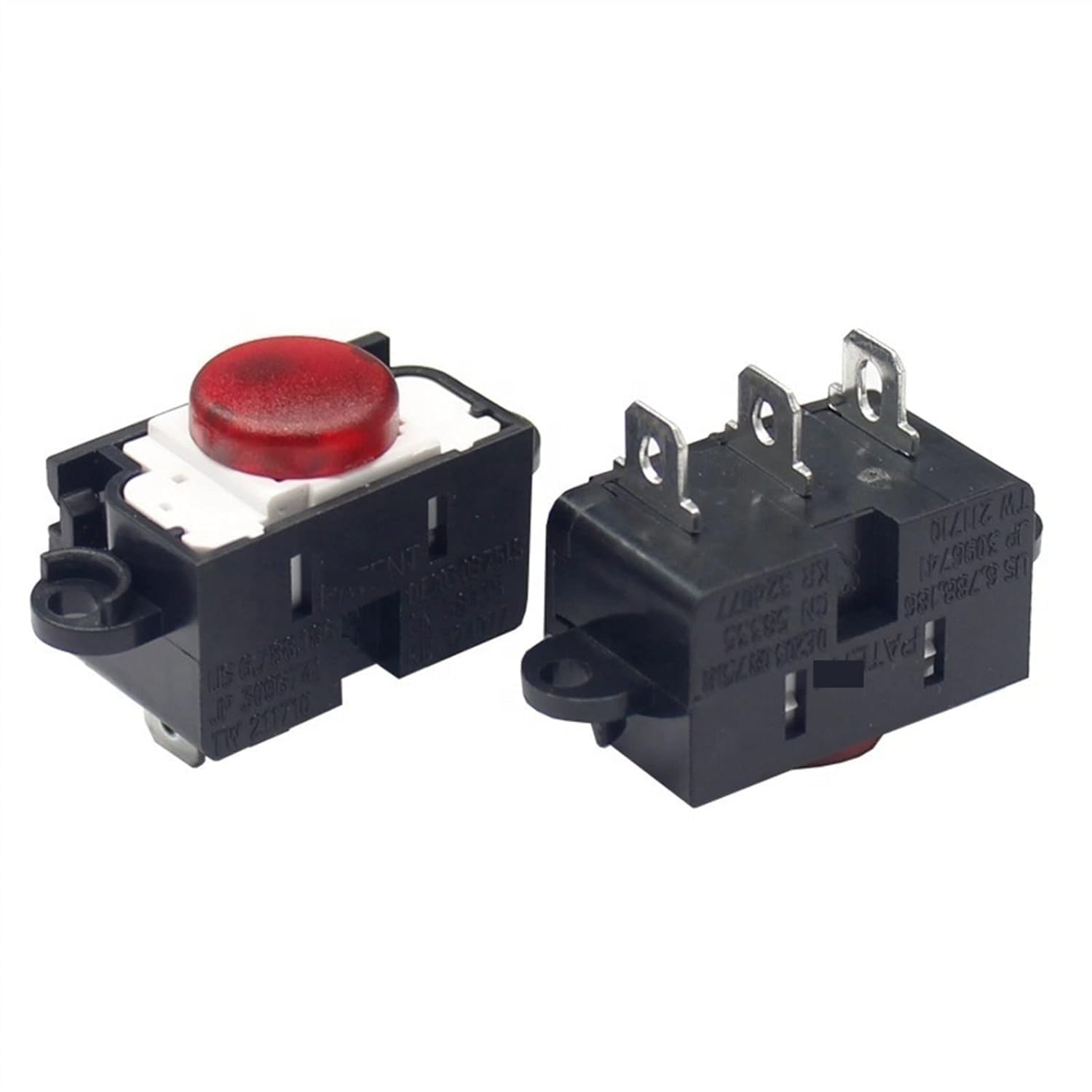Disyuntor 250V 10A SS-006 con luz de reinicio manual para control eléctrico seguro