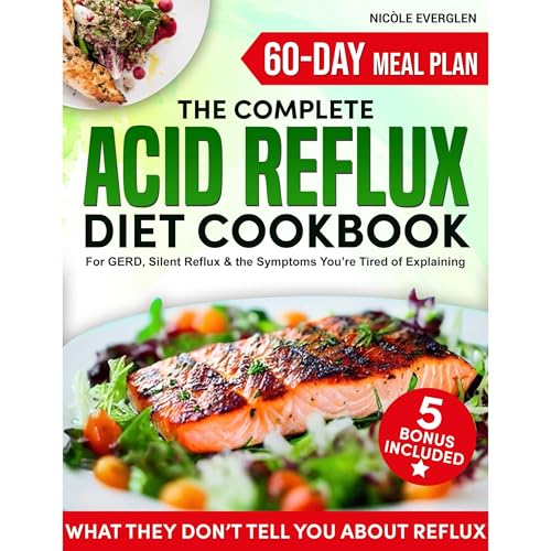 Acid Reflux Diet Cookbook Audiolibro Por Nicòle Everglen arte de portada