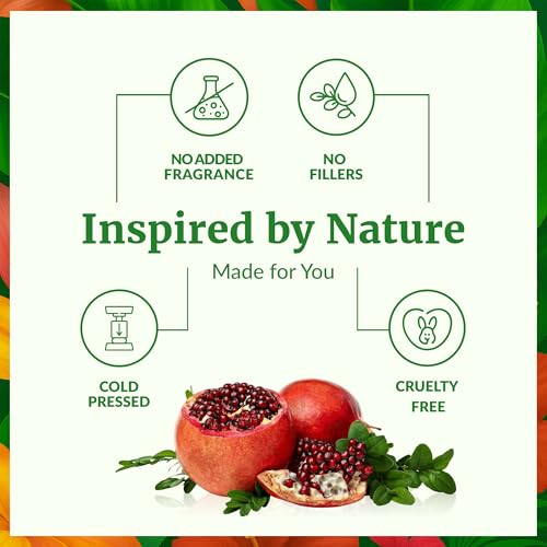 Image of SVA Organic Pomegranate Seed Carrier Oil with Dropper, 4 Fl Oz (118 ml) | Pomegranate Seed Oil for Face, Facial Oil, Skin, Hair, Body Oil, Body Massage, Nail Care & DIY Beauty Blends in Glass Bottle