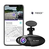Dash Cam Powered by Nexar, Cloud Storage for Video Clips and 32GB SD Card Included, Small & Discreet Wide Angle Car Camera, G-Sensor and GPS, Easy to Install