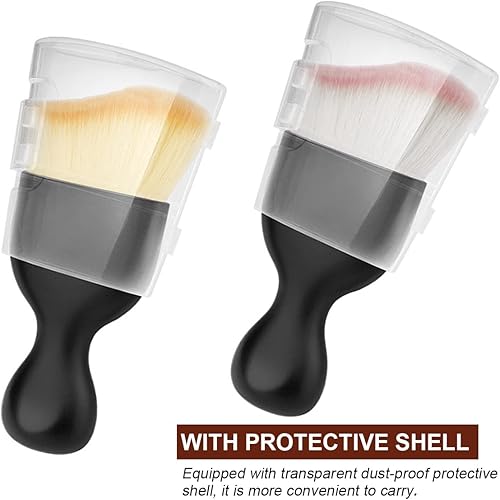 Miniatura 6 de Cepillo de detalles para automóvil, cepillo para quitar el polvo interior del automóvil, herramienta de limpieza de cerdas suaves para automóvil,