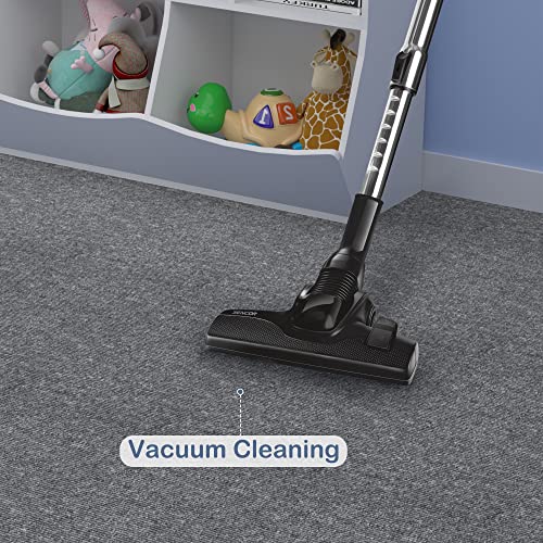 Nisorpa 20Pcs Carpet Floor Tiles 20" x 20", Commercial Carpet Square with Positioning Adhesive Stickers, 0.16" Pile Height Washable, with Non-Slip Bitumen Backing (Light Gray, 54 sqft/Box)