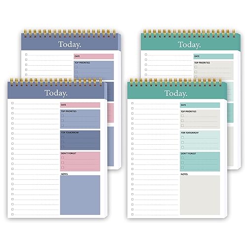 Goldpei To Do List Notepad Daily Planner Personal Organizer Today Priorities,For Tomorrow cover