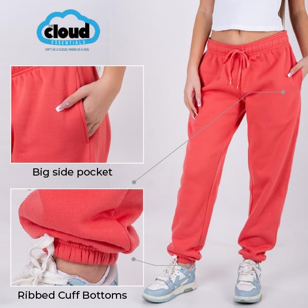 3 Pack Womens Sweatpants Comfortable Fleece Ladies Joggers2