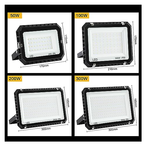 Projecteur LED 40W extérieur pour éclairage de cour et jardin - 4