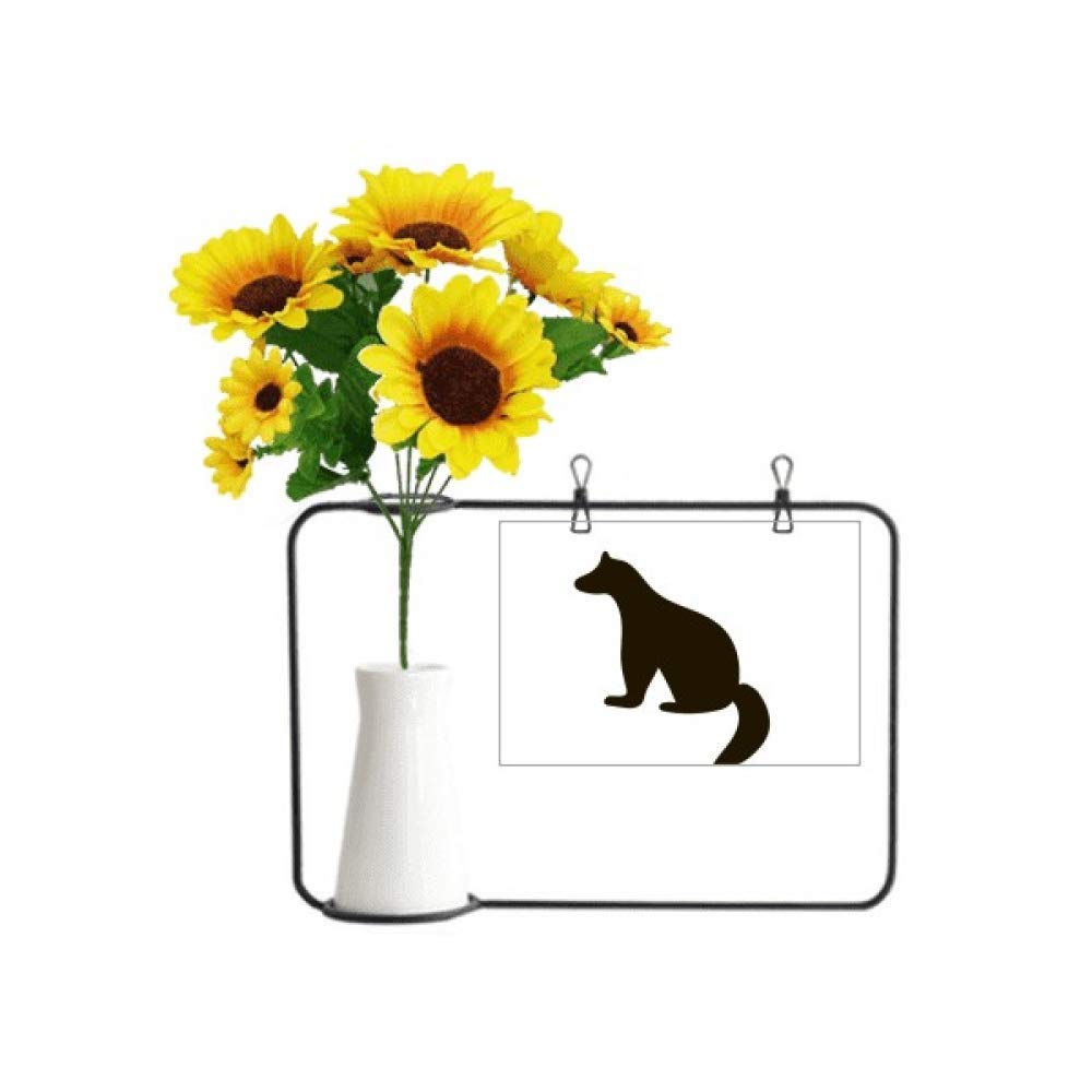 Carte de bénédiction tournesol artificiel pour un souvenir durable
