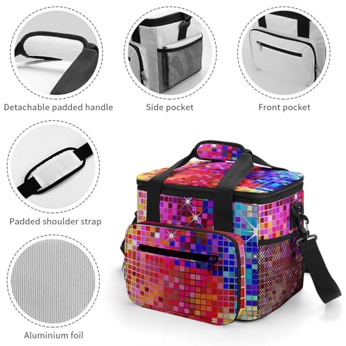 Disco Ball Image Camping Ice Packs Are Lightweight, Large in Capacity And Easy to Carry4