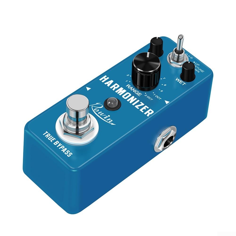 Pedale per armonizzatore per chitarra, con effetti digitali True Bypass, con cambio di precisione e modalità, per effetti sonori migliorati