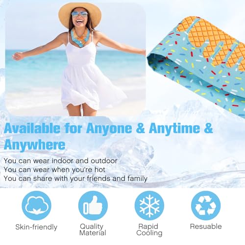 Image of Hanaive Cooling Neck Wraps with Button