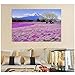 Produktbild Moderner Wandbild, Blumenmotiv, auf Leinwand, Motiv Natur aus Mauerwerk, Lavendel, für Geschenke, Fotodruck im Haus Dekoration, 60 x 80 cm, ohne Rahmen