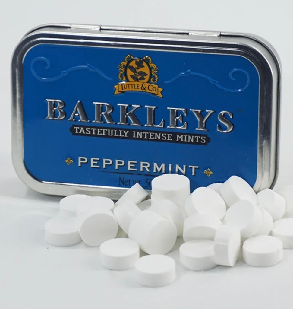 Barkleys Mints Peppermint 50g Tin X 12