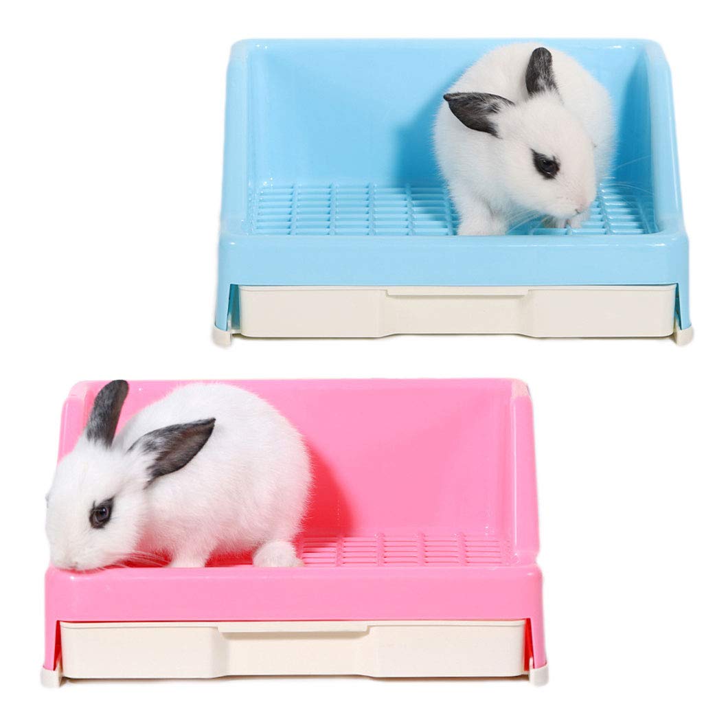 Lettiera per animali domestici, cassetto per conigli, vasino, comodo bagno per porcellini d'India, accessori per furetti, conigli, scoiattoli, maiale