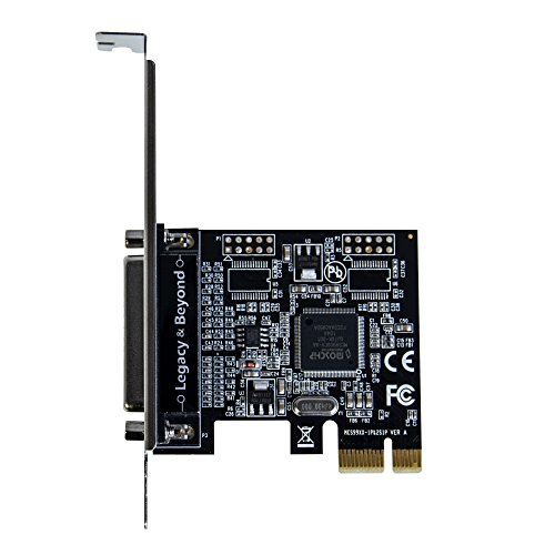 SIIG Legacy and Beyond Series 1 Port Single Parallel PCIe Card - Supports SPP/EPP/ECP - IEEE 1284 Standard