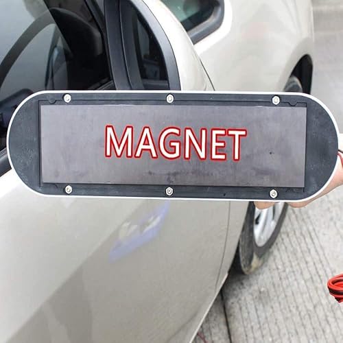 Miniatura 4 de Letrero de taxi USB para techo de cabina, luz LED, batería recargable, señal de taxi con base magnética, impermeable, luz blanca (amarillo)