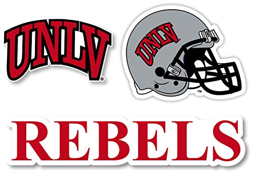 UNLV Rebels Magnet 3 Pack 4-Inch Each Officially Licensed Collegiate Product
