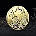 Chinese Elements Dragon and Phoenix Lucky Charms Challenge Coin for Lottery Ticket Scratcher Tool