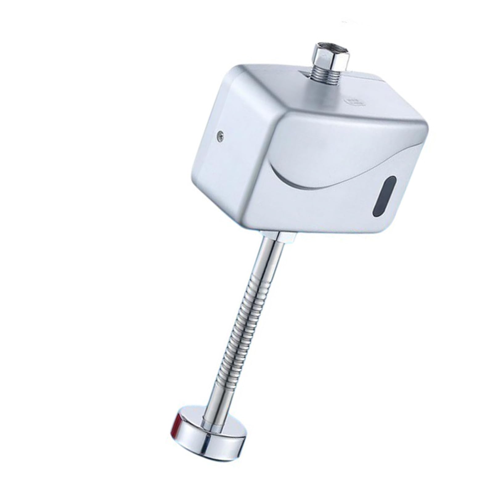 Zbiianxer Silver Surface Loade Touchless Automatic Urinal With Accuracy Flushing Control Modern Abs Small Space Saving Structure For Home Commercial Urinal Flush