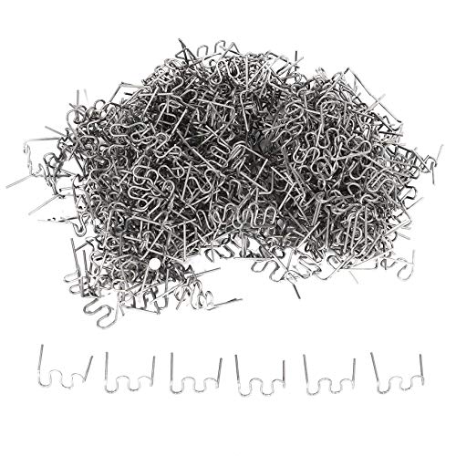 Teppich 1000Pcs 0.8mm Staples for Hot Stapler Plastic Repair Wave Staples Bumper Bodywork Repairs S Wave Staples,Automotive Bumper Repair Staples