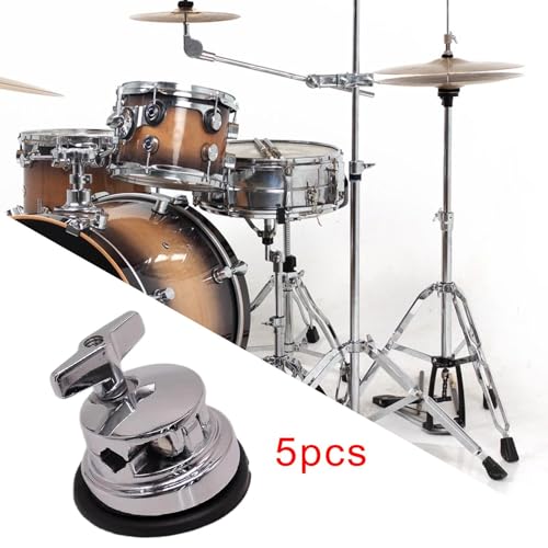 Support de jambe tom batterie en métal rigide, accessoire de fixation pour percussion - 4