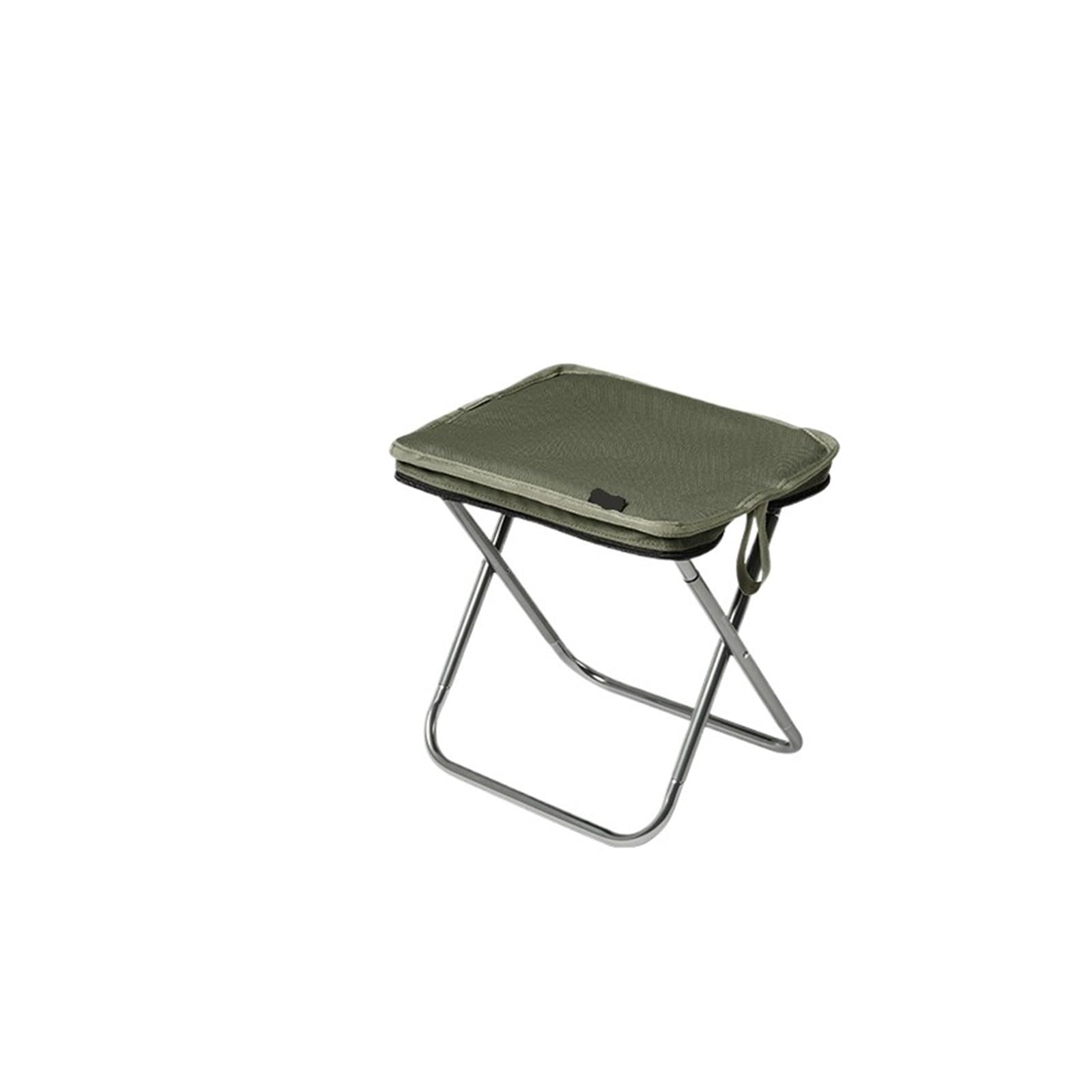 Sedia da campeggio Sedie pieghevoli in alluminio leggero esterno Sgabello pesca portatile Sedile trekking in spugna ispessente(Green)