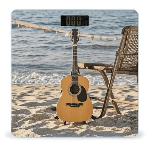 Báscula Digital de Baño Guitar on The Beach 400 lb miniatura 1