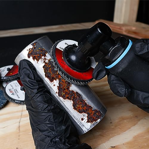 Abn FBA_259 Sandpaper Disc Set, 3In - T27 40 Grit High Density Zirconia Alumina 10Pk Round Sander Flat Flap Round Sanding Pads thumb #2