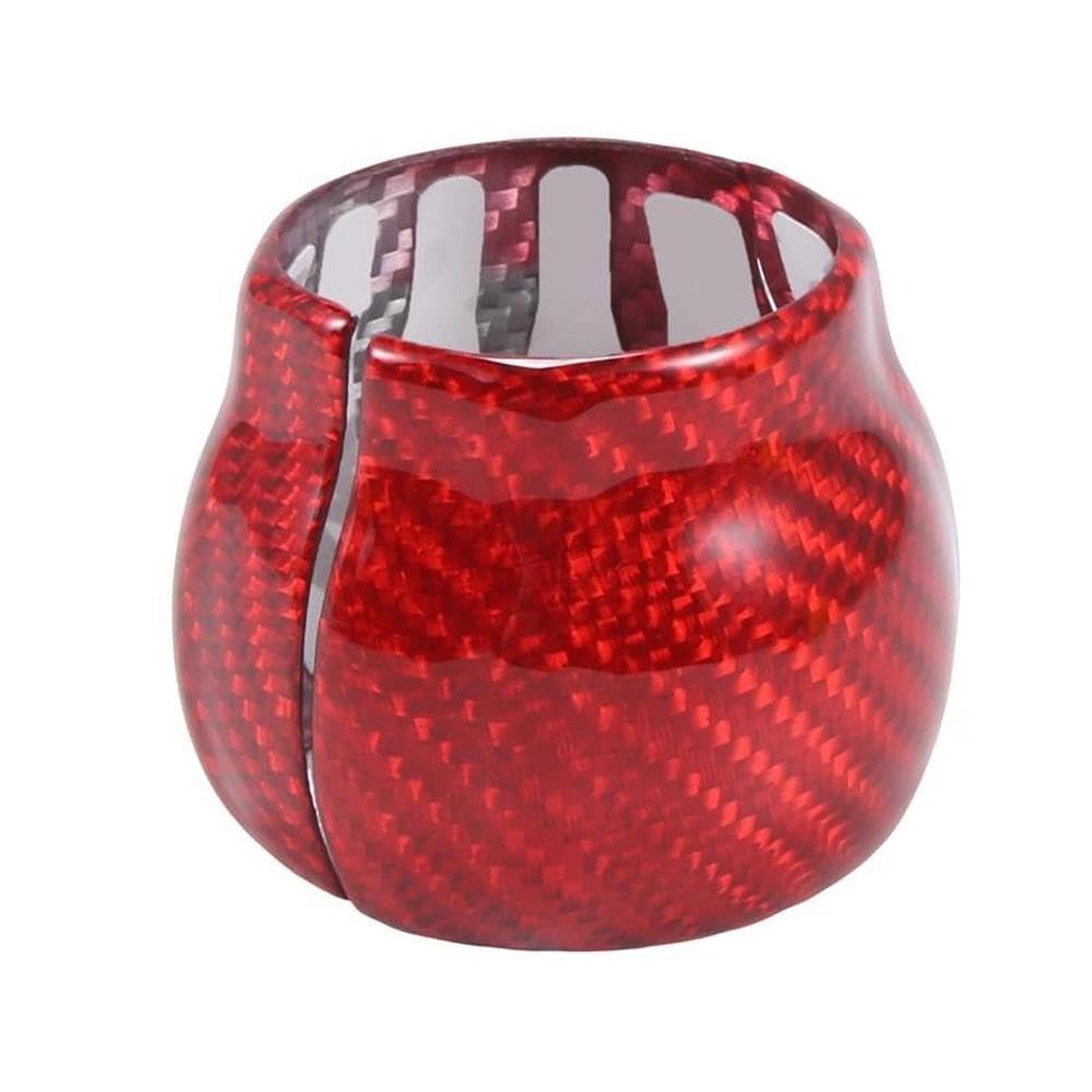 Hyasdbwe Red Car Modification Parts Shift Knob Decal For Subaru Wrx 2022-2023 Gear Shift Knob Cover Carbon Fiber Gear Shifter Parts(Red)