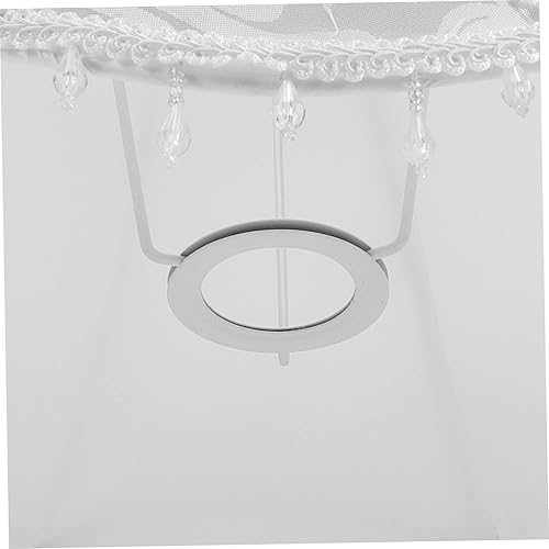 Miniatura 6 de DOITOOL Pantalla europea de lino para lámpara de cúpula bombilla victoriana pantalla de lámpara pantallas clip en bombilla cubierta de lámpara para