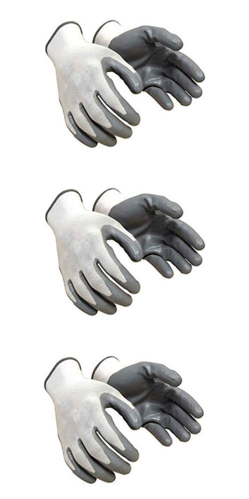 Safe Cure - Nitrile Gloves For Men | Safety Gloves for Men Industrial | Nylon Safety Hand Gloves for General Construction, Handling Glass and Metal Sheet | Cut Resistant Gloves | 3 Pair | White (B0CPTB4SS8) Amazon Price History, Amazon Price Tracker