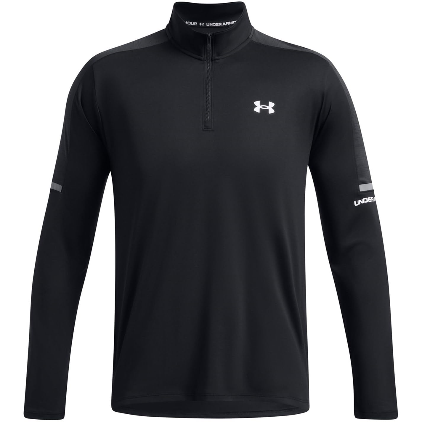 Under Armour Mens Tech Quarter Zip Top Black XS