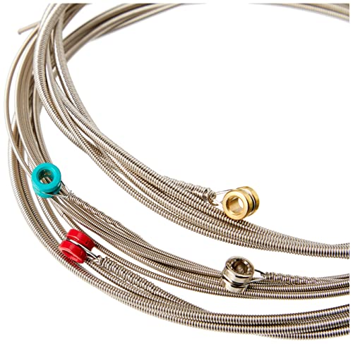 Fender 7250 Bass Strings, Nickel Plated Steel Roundwound, Long Scale, 7250Ml .045-.100 #TOP3