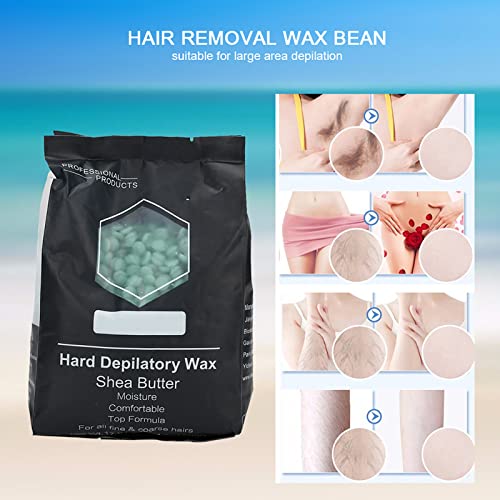 Gentle Hair Removal Waxing Kit Wax Warmer NonIrritating Hair Removal Wax Bean for Face Leg Armpit fo