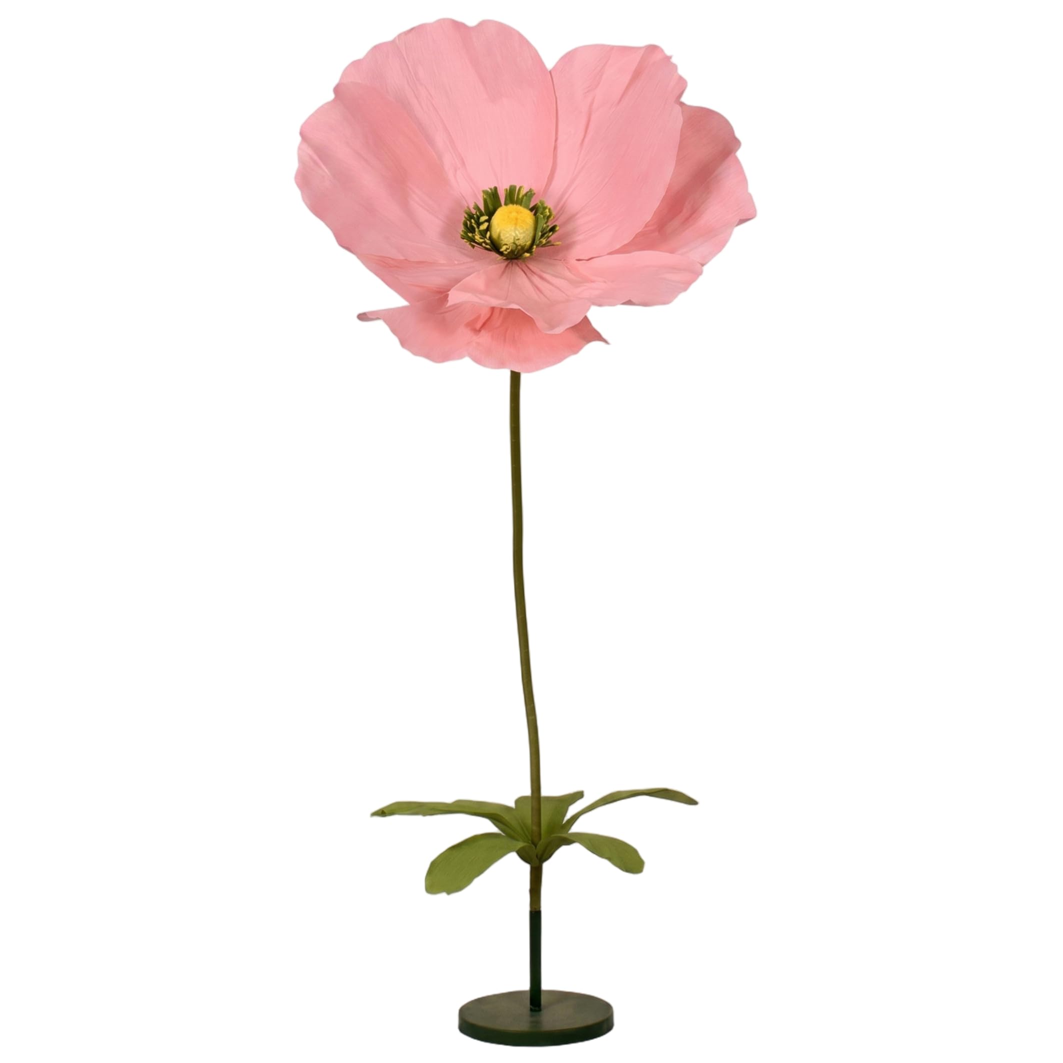 Imooreshine Giant Flowers For Decoration With Stand - 3d Handcrafted Giant Flower Decor For Events & Home, 6ft/170cm