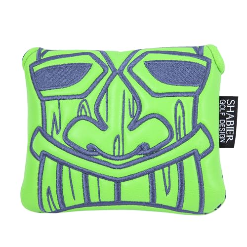 SHABIER Golf Large Mallet Headcover with Aboriginal Design for Golf Putter Club