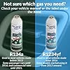 1LCA ClimaSet R134a Car AC Recharge + Leak Stopper – 2-in-1 Aircon Refill & Sealant – 490g Can with Hose – 1/2” ACME Right-Hand Thread – Complete DIY Kit (Refill & Sealant + Hose) #5