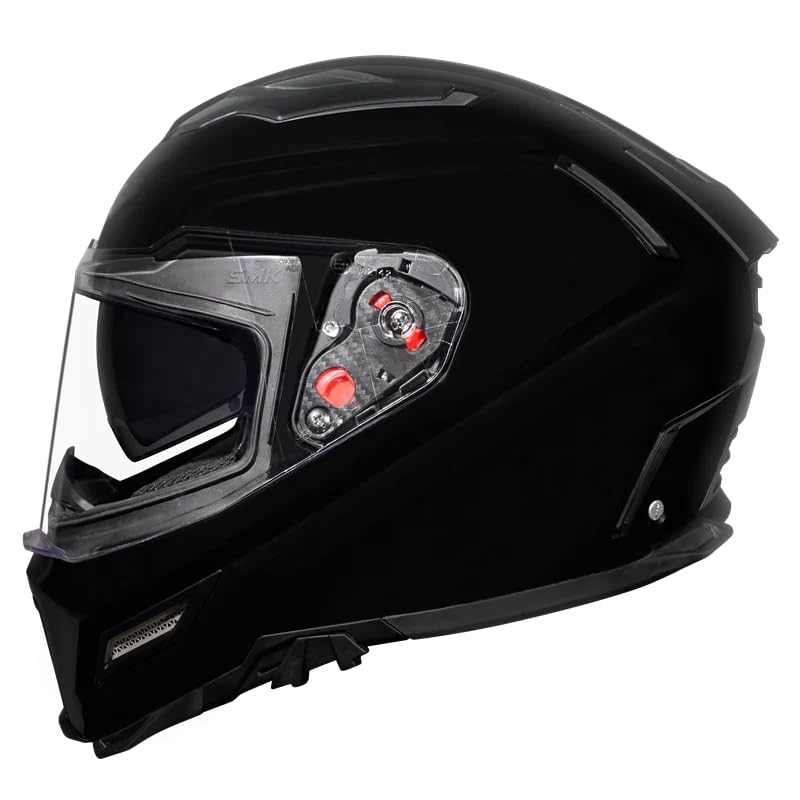 Image of SMK Agnar Full Face Helmet, Dual Visor, Clear Pinlock 70 Ready, ISI , Dot & Ece 22.06 Certified