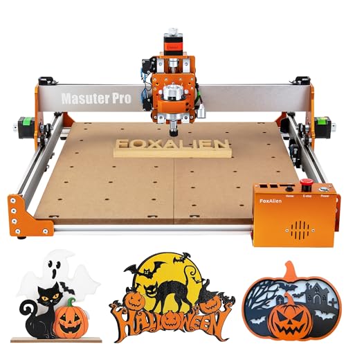 FoxAlien Masuter Pro 3-Axis CNC Router Machine, Beginner Hobby Engraving