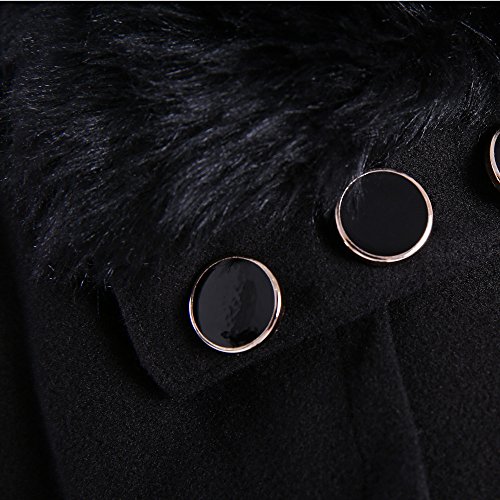 Listha Wool Lapel Trench Parka Coat Women Warm Outwear Long Jacket Overcoat #TOP3