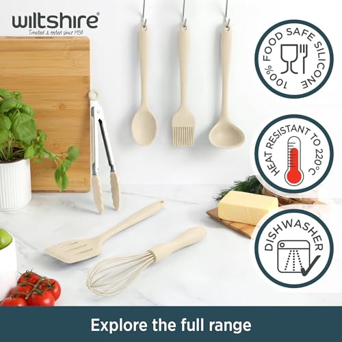 Wiltshire Silicone Whisk, Egg Whisk, Baking & Whipping Balloon Whisk, Heat-Resistant Utensil, Non-Stick, Non-Scratch, Biscotti, 21x5x5cm - Image 5