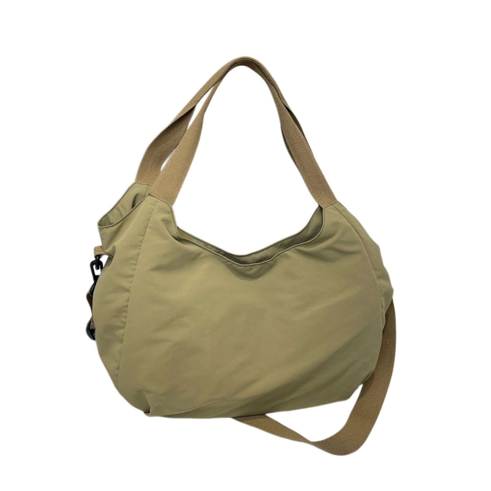 Beauty Case Borsa A Spalla in Nylon di Moda, Hobo Impermeabile Leggera con Spaziosa Archiviazione per Uso Viaggio-Black