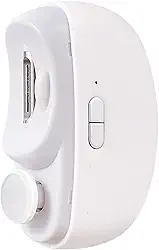 Shakven Cortador de unhas elétrico, cortador de unhas automático,Cortador de unhas com luz LED - Cortador de unhas elétrico 2 em 1, aparador de unhas recarregável USB, cortador de unhas e