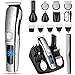 Ufree Barttrimmer Herren, All-in-1 Bartschneider Herren Haarschneidemaschinen für Nase, Körper, Gesicht und Schnurrbart, Wasserdichter Haarschneider Haartrimmer, Fellpflegeset