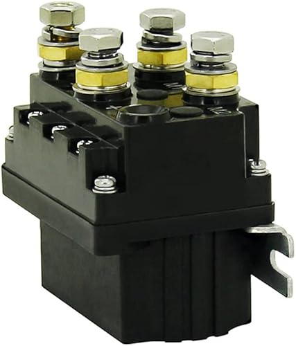 Relé de solenoide ATO, contactor de repuesto de solenoide de relé de cabrestante de 12 V 50 A para cabrestante eléctrico automático, ATV UTV UT
