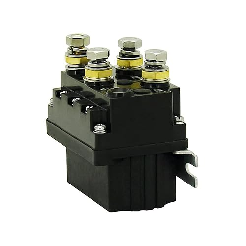 Relé de solenoide ATO, contactor de repuesto de solenoide de relé de cabrestante de 12 V 50 A para cabrestante eléctrico automático, ATV UTV UT