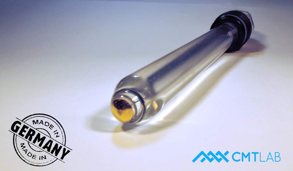 Redox Elektrode/Sensor, Glas, Keramik-Diaphragma, Gel-Füllung, Gold Kuppe, Industriequalität, Made in Germany